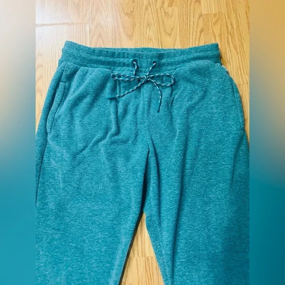 Eddie Bauer Teal Jogger Sweatpants Sz M - Picture 3 of 3